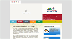 Desktop Screenshot of camping-laplaine.com