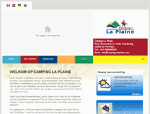 Tablet Screenshot of camping-laplaine.com